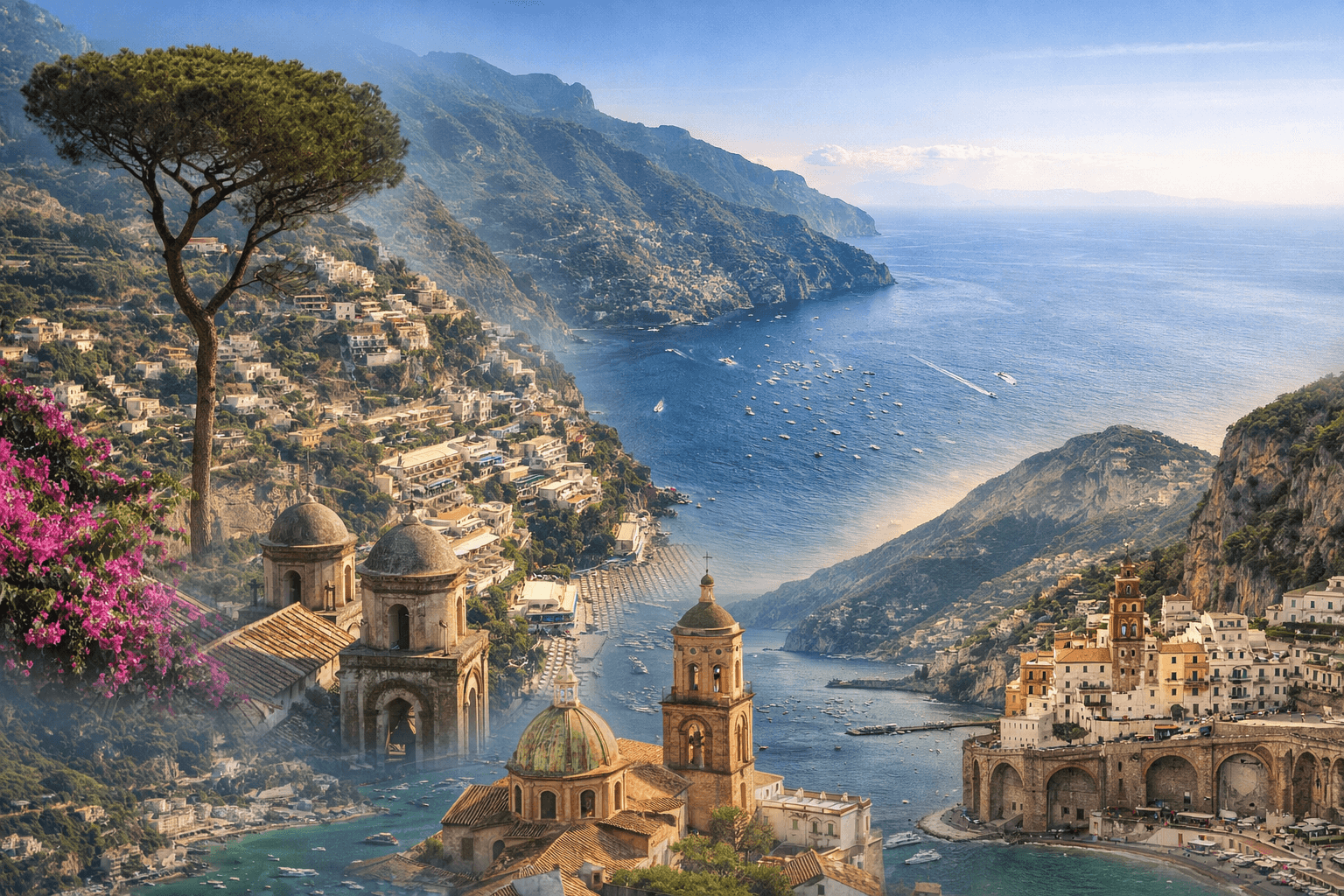 Scorci della Costiera Amalfitana